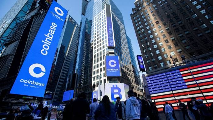 <p>Coinbase börsnoterades i onsdags på Nasdaq</p>