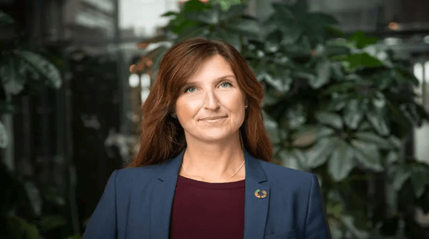 <p>Lina K Wiles är hållbarhetschef på textilföretaget Elis och ny ordförande för Expertgruppen för normförändringar.</p>