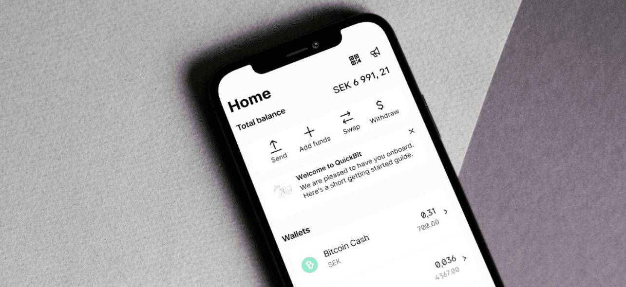 <p>Nya funktioner lanseras i Quickbit App</p>