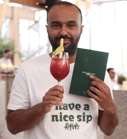 <p>Eyoel Lundberg, grundare och vd för Raws</p>