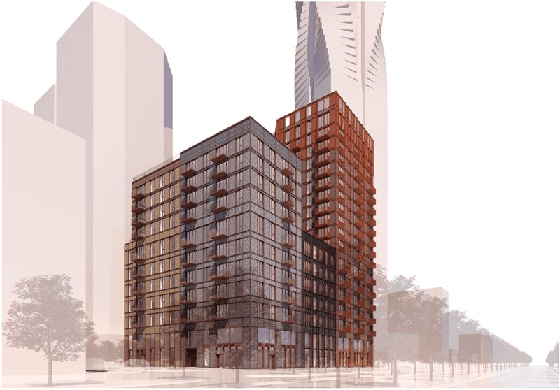 <p>Illustrationen visar gestaltningsförslag från Kanozi Arkitekter. Detta är inte en slutgiltig utformning utan kommer under processen att justeras.</p>