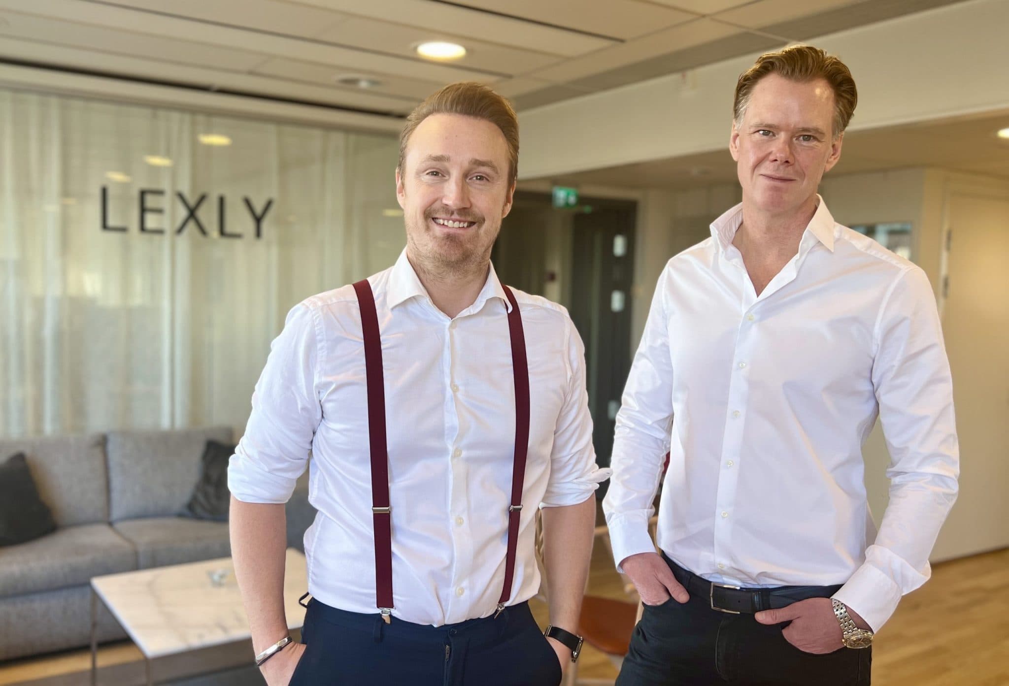 <p>Erik Nordenborg Country Manager, Lexly Norge & Magnus Stein, VD, Lexly</p>