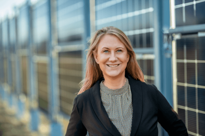 <p>Anna Werner, VD Svensk Solenergi. Foto: Pressfoto Fotograf: Jann Lipka</p>