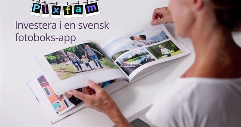 <p>Pixfam genomför nyemission för att lansera ny app. Foto: Pressfoto SPONSRAT INNEHÅLL</p>