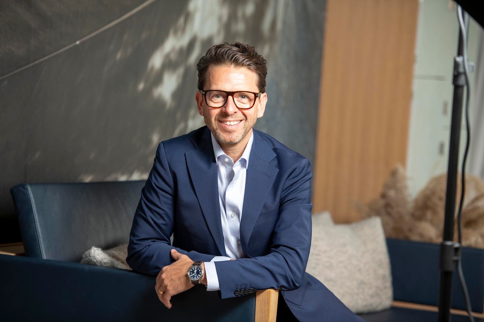 <p>Daniel Lundberg, vd på SkandiaMäklarna. Foto: Pressfoto</p>