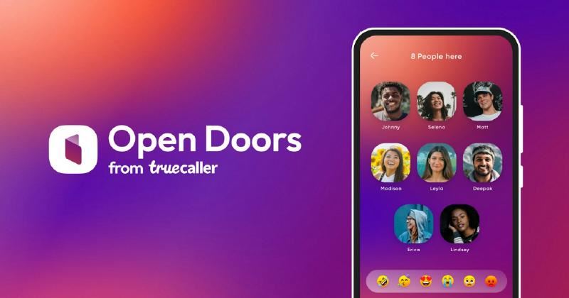 Truecaller lanserar nya ljudbaserade appen Open Doors – möjliggör konversationer mellan människor över hela världen
