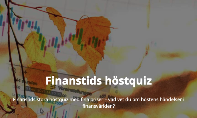 Finanstids höstquiz!