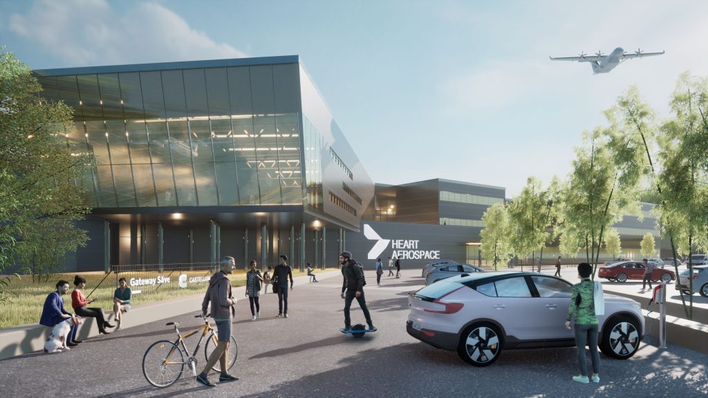Heart Aerospace ska etablera världens första kommersiella elflygplansindustri i Göteborg