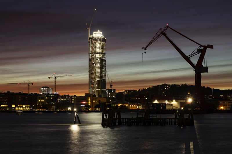 Karlatornet i Göteborg – nu högst i Norden