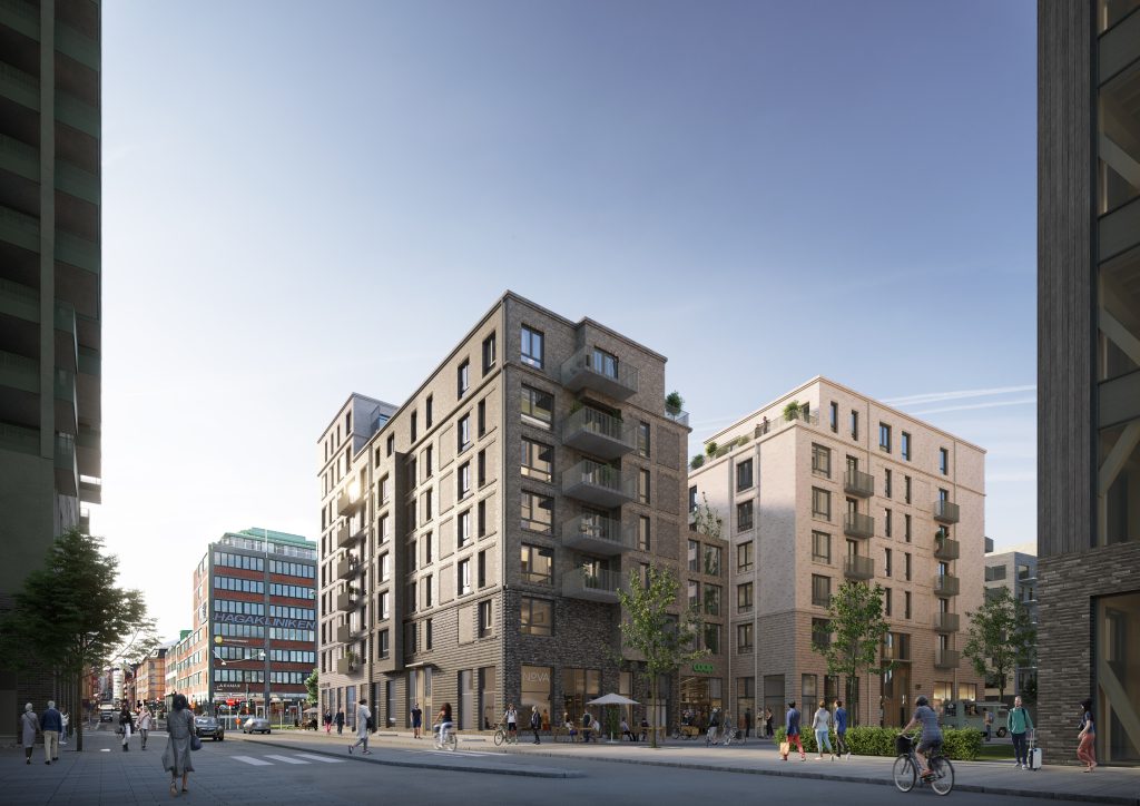Skanska bygger flerfamiljshus åt Riksbyggen för cirka 330 miljoner kronor
