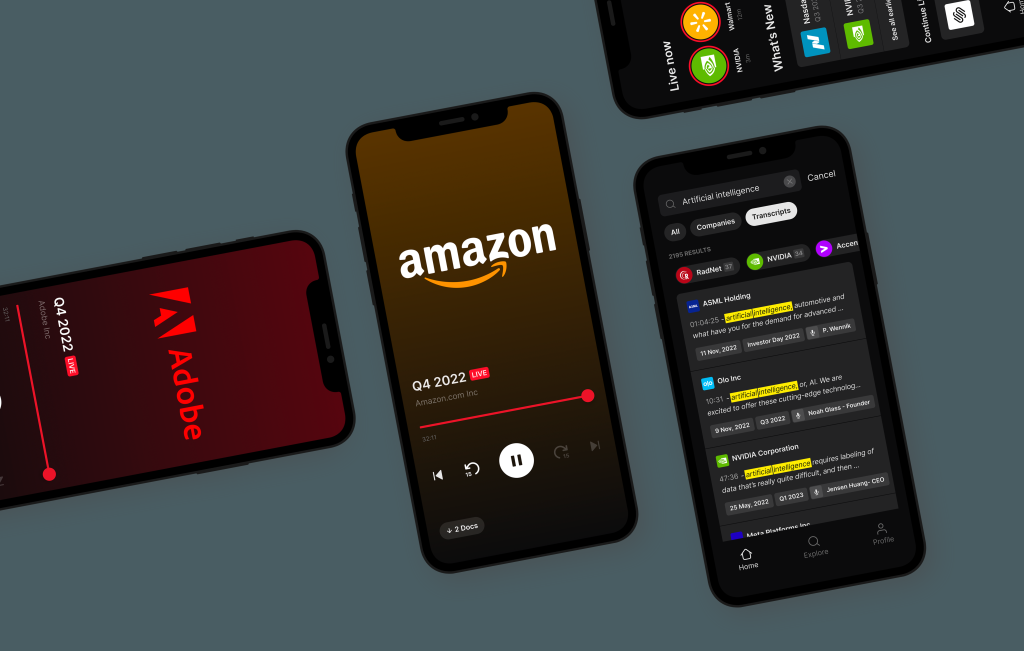 Quartr blir den första finansplattformen någonsin att livesända earnings calls