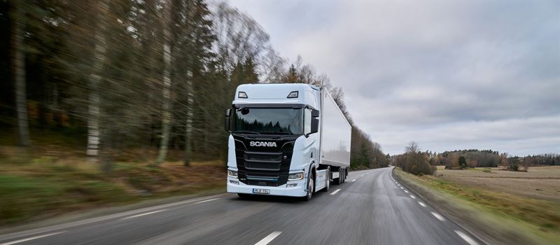 Stort intresse för Scanias regionala elektriska lastbilar
