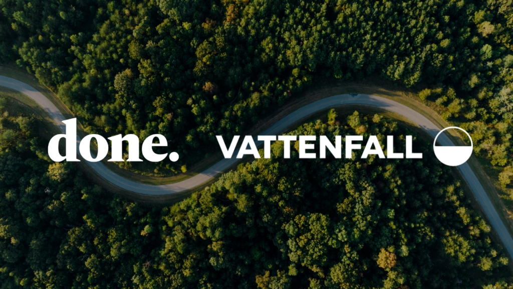 Tech-startupen Done knyter avtal med Vattenfall InCharge