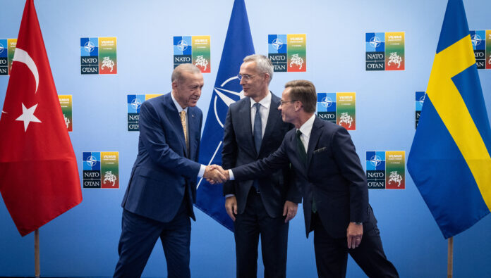 Erdogan, Stoltenberg och Kristersson