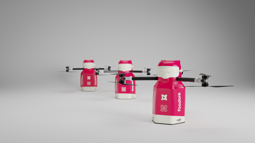 Foodora i unikt projekt – levererar maten med drönare